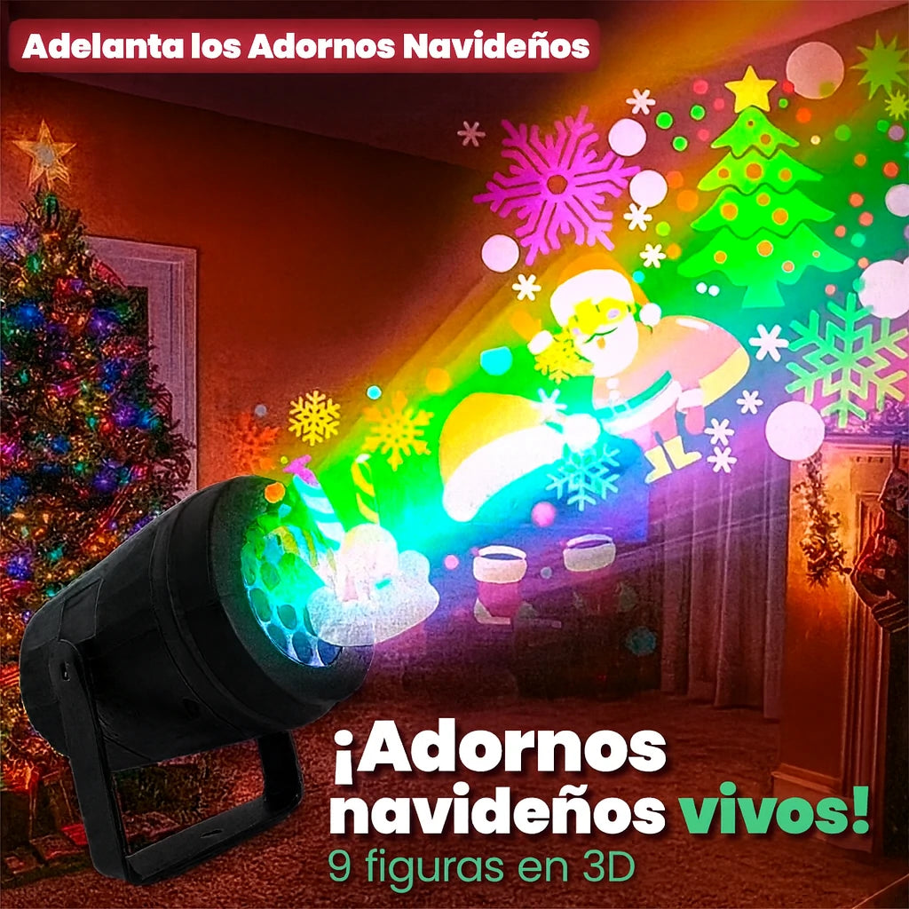 Proyector Navideño con Efectos de Luz – FestiLuz